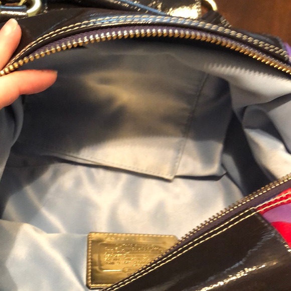 *Authentic* Multi Color Coach Bag - Picture 7 of 7